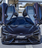 McLaren 720s 2018-2023 & 765LT 2021-2022 & 750s 2024-on with Aftermarket Parts - 765lt Conversion Style Front Bumper & Front Lip Carbon Fiber / FRP from CMST Tuning